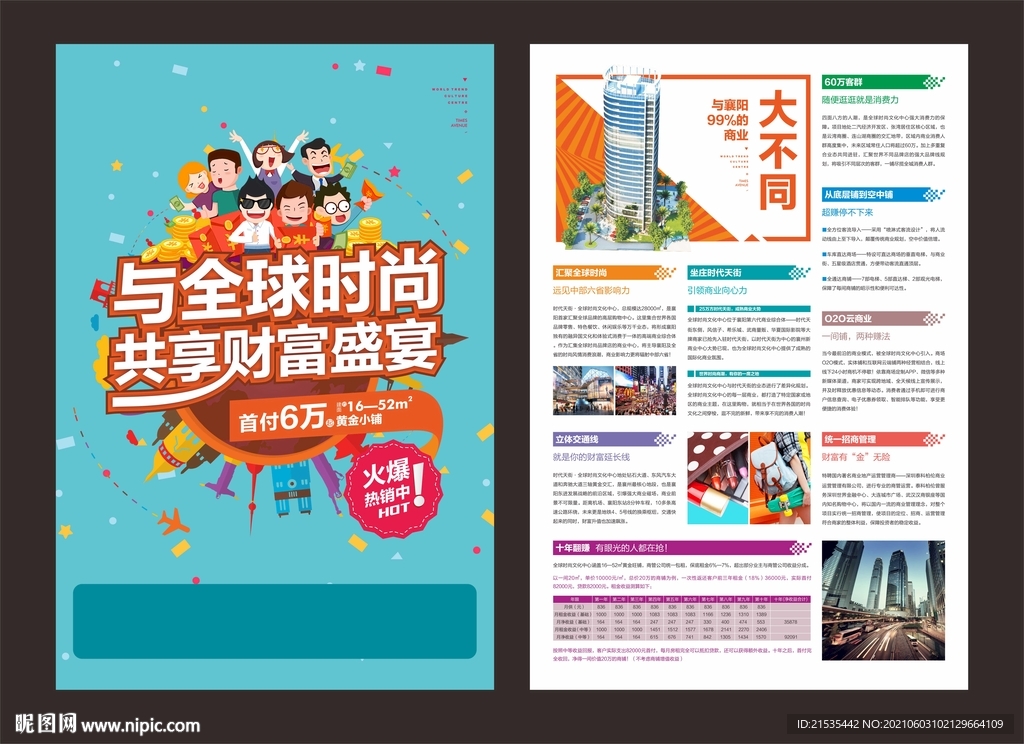 商业地产DM单 海报