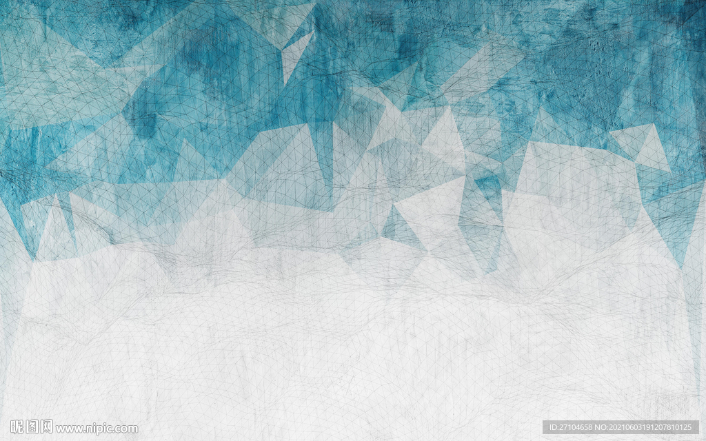 现代简约几何背景墙