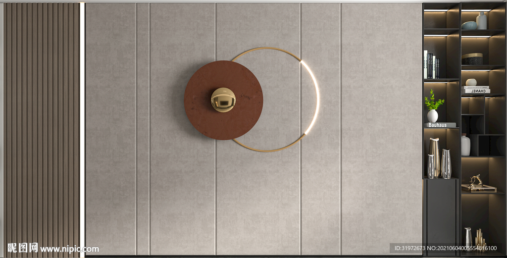 现代极简轻奢客厅背景墙3D墙纸