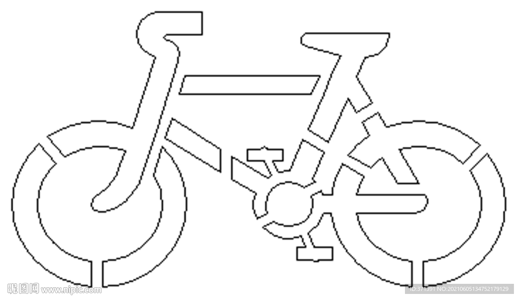 自行车模板