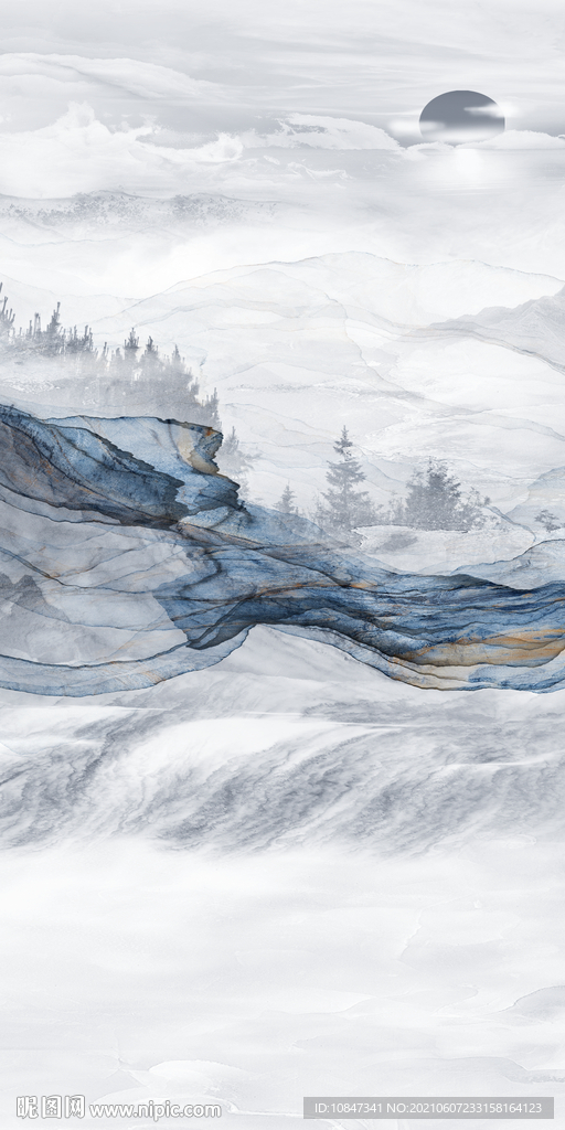 意境大气唯美玄关 TIF分层