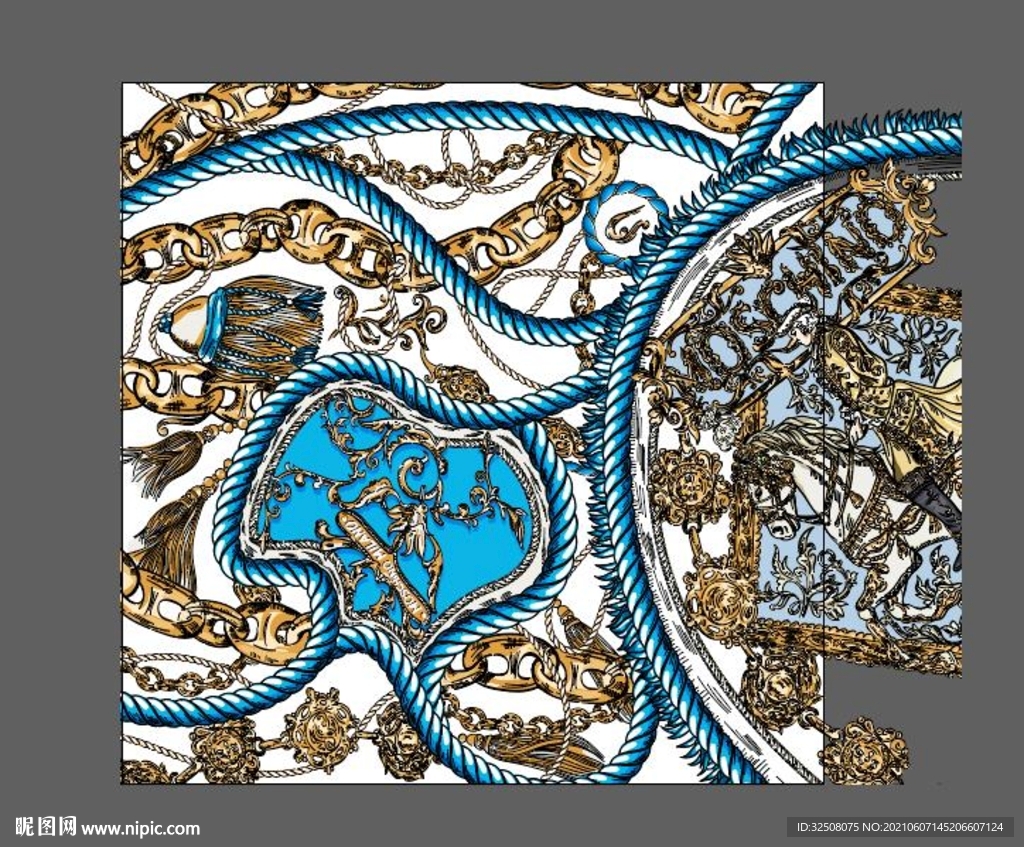 大牌男装 链条 绳子