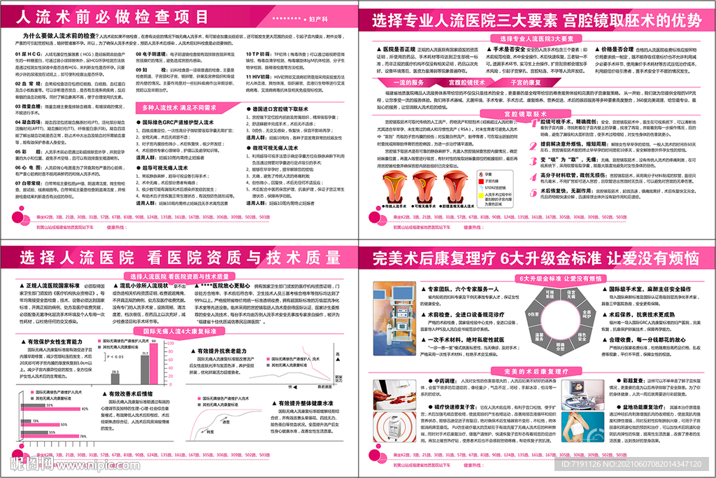 4幅无痛人流技术相关宣传