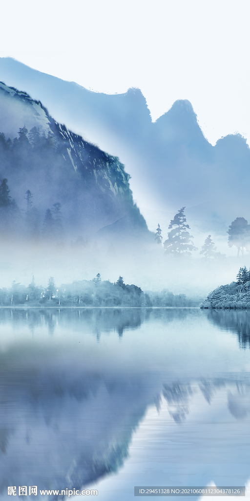 别墅玄关山水 文件TIF分层