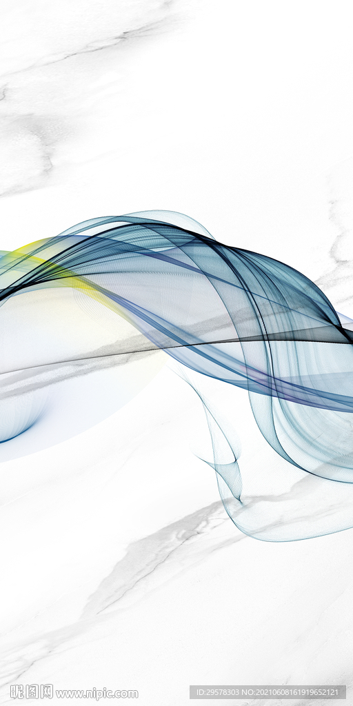 爵士白新无框画玄关 TIF分层