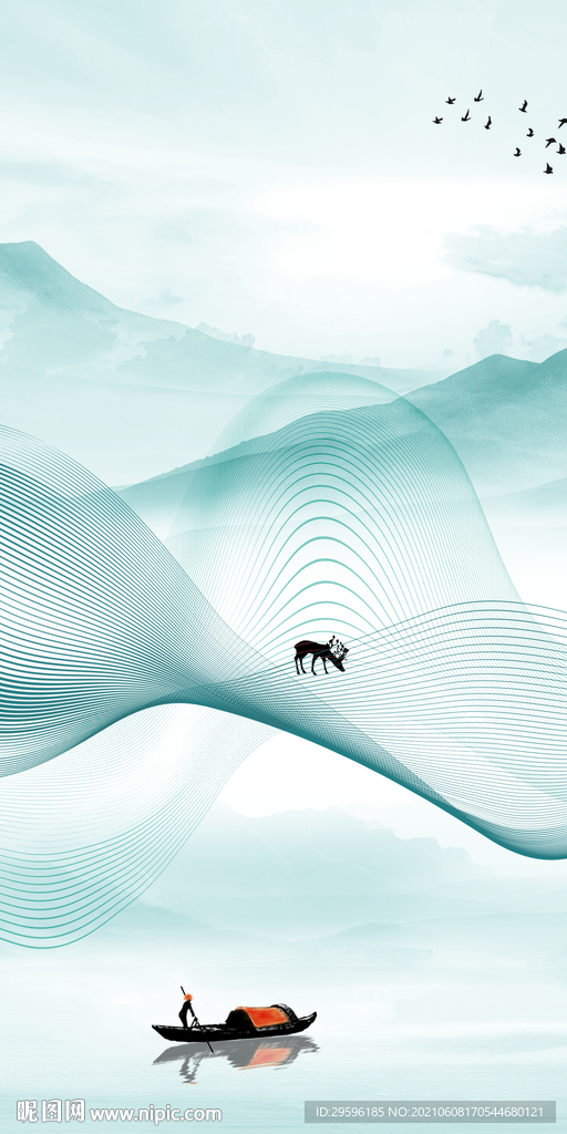 爆款 大气玄关框画 tif分层