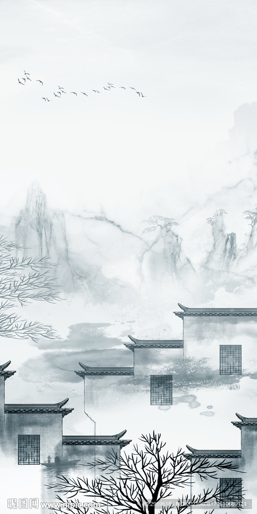 现代 大气玄关框画 tif分层