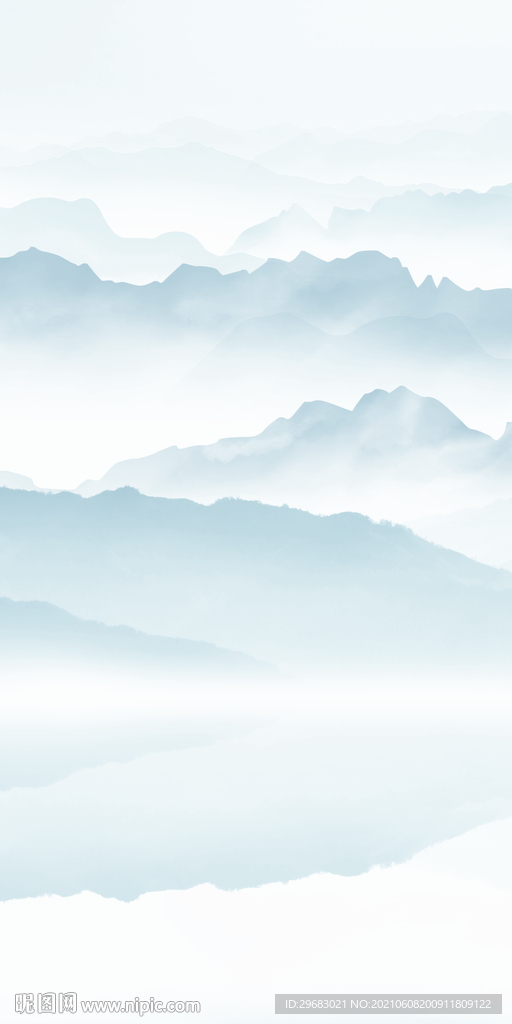 中国风玄关画风景画 TIF分层