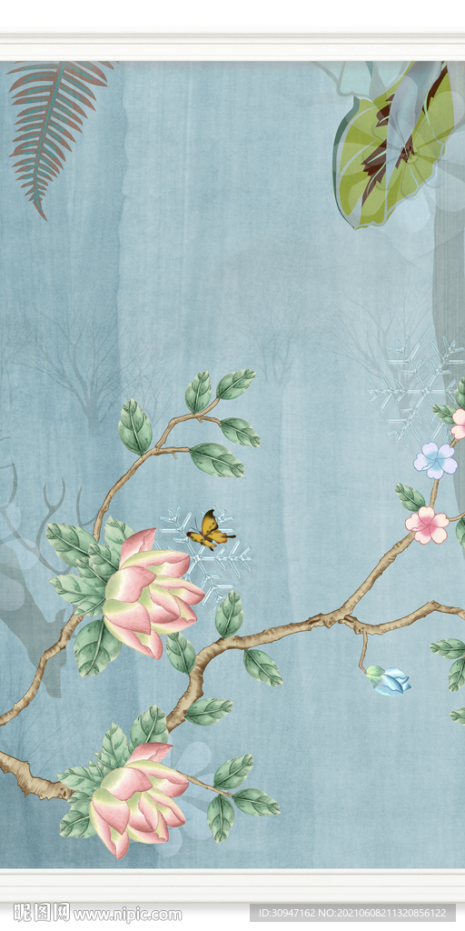 高清 新玄关无框画 TIF分层