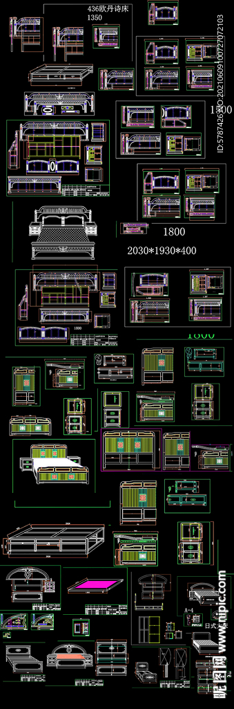 CAD清明家具图纸