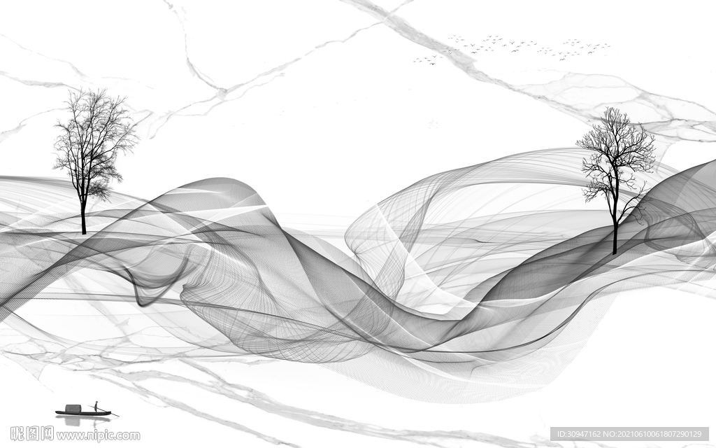 线条灰色爵士白 TIF分层文件