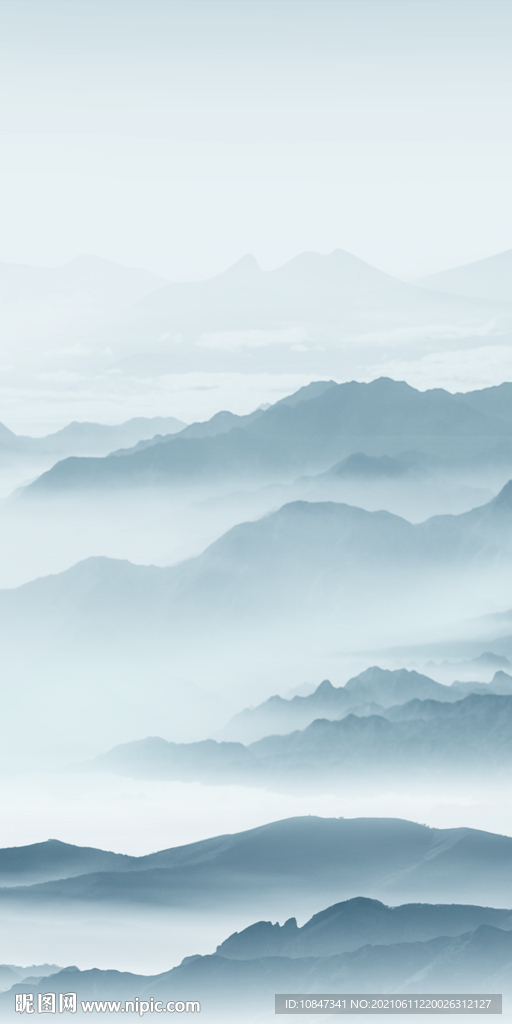 新中式唯美山水 TIF分层