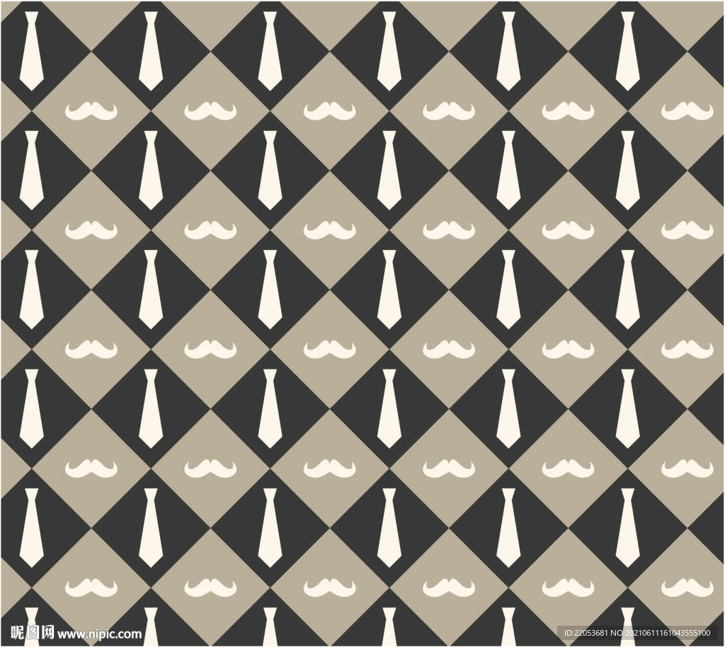 胡子 帽子  ai 矢量 