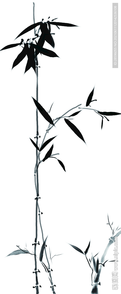 水墨竹子