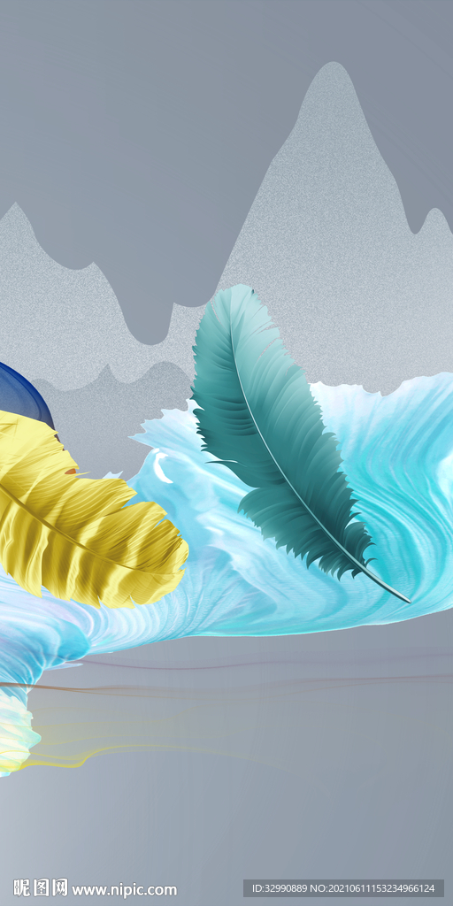 大气 新款玄关画 