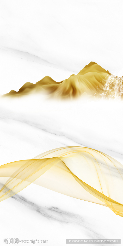 现代玄关山水 文件TIF分层