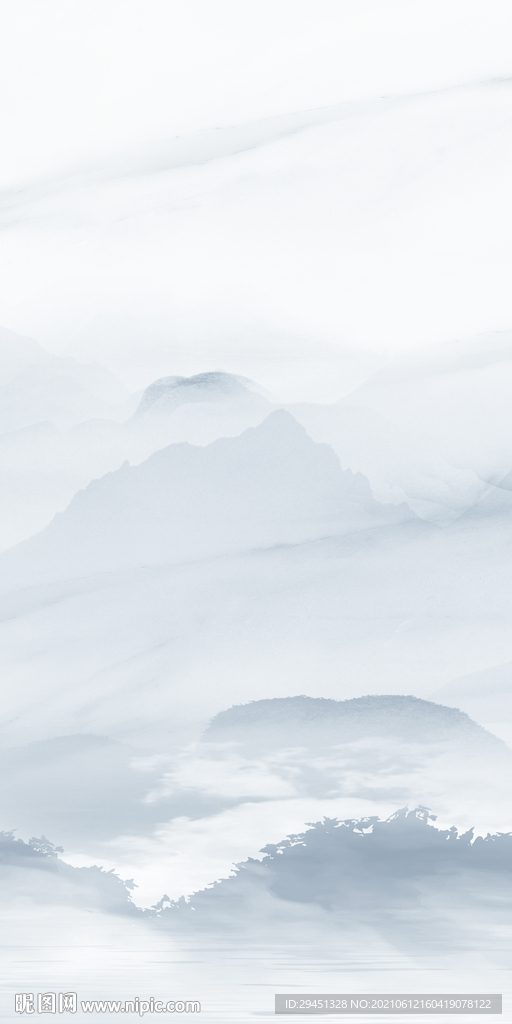 新品 风景唯美山水 文件分层 