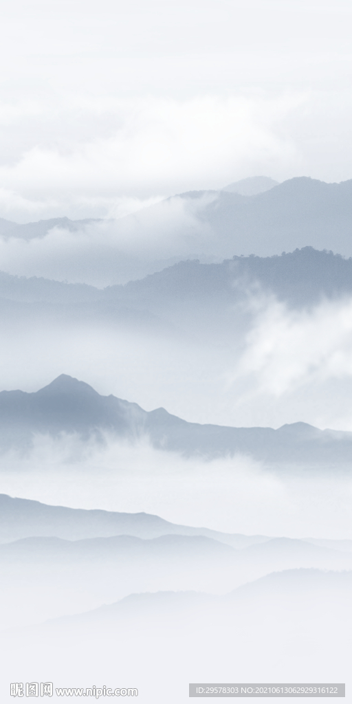 高端高清背景山水 tif分层