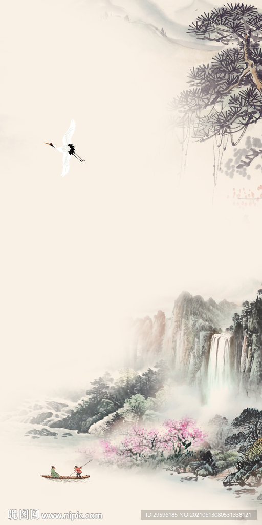 人气山水新画 tif玄关分层