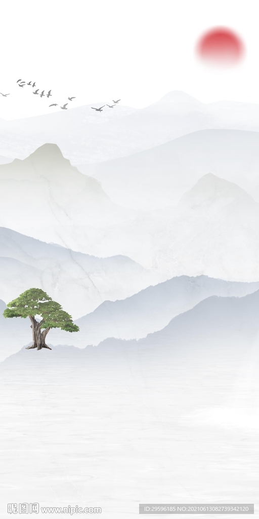 简约玄关唯美新画 tif分层