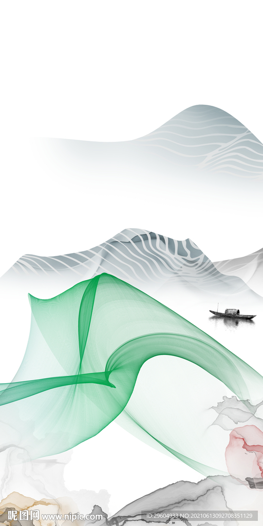 线条 玄关新画 TIF分层图 