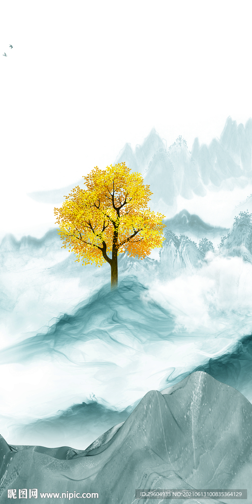 人气 新山水风景 TIF分层图