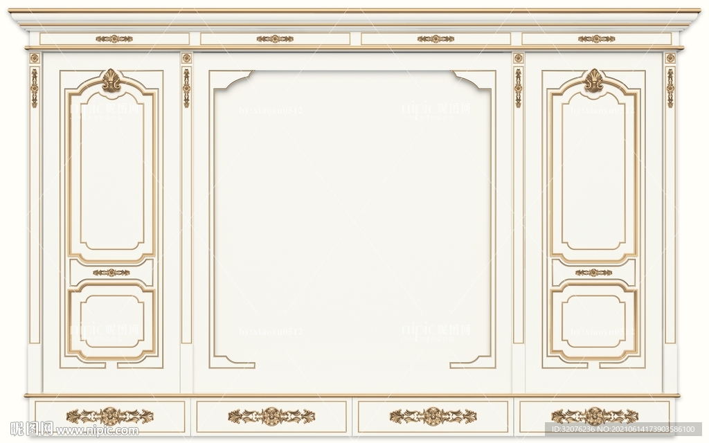 3D立体护墙板背景墙 