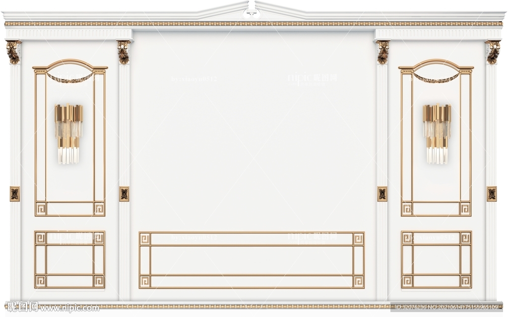 3D立体护墙板背景墙