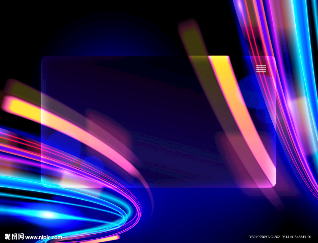 多彩线条信用卡卡面