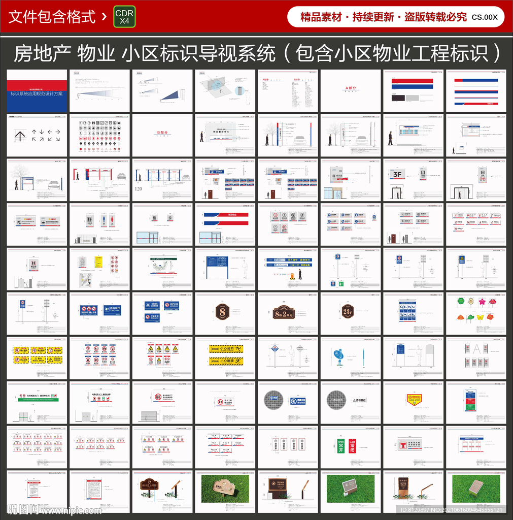 地产物业标识导视