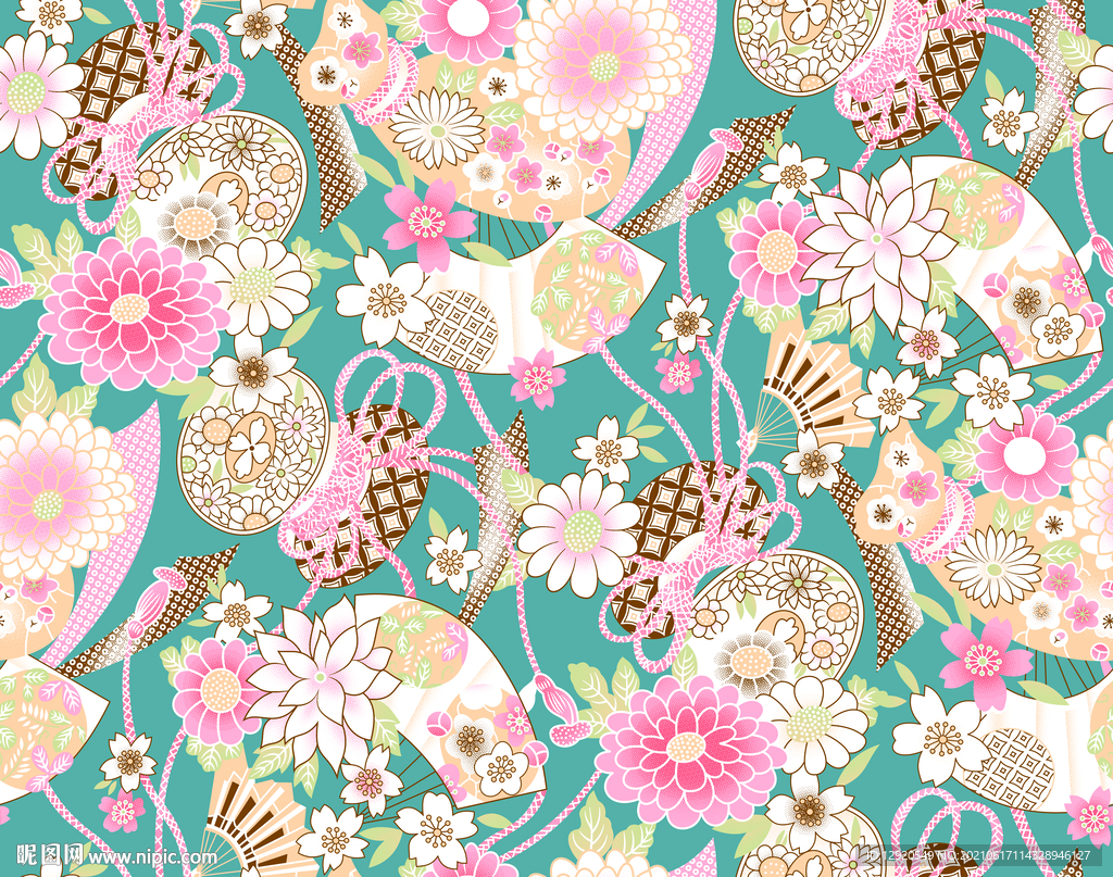 大牌古典民族风花卉