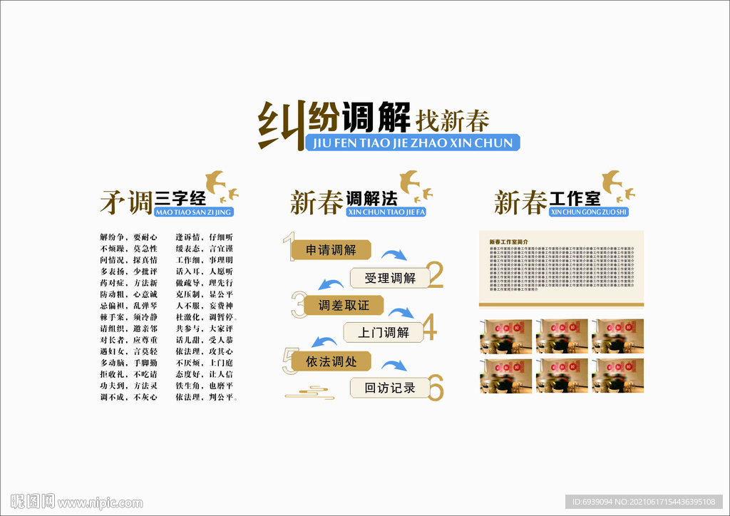 矛调中心文化墙
