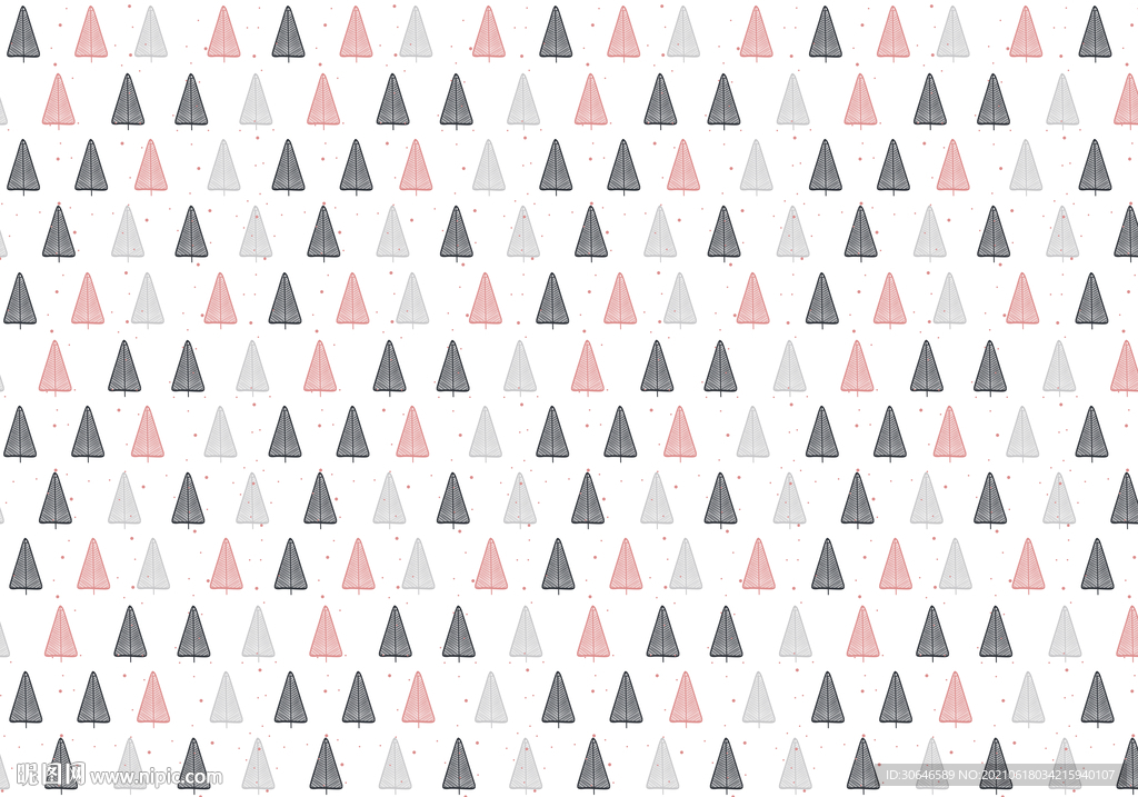 手绘简约树壁纸