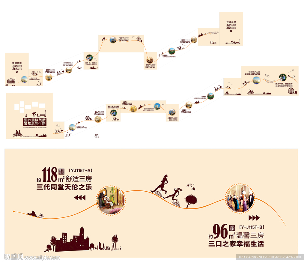 样板间看房通道