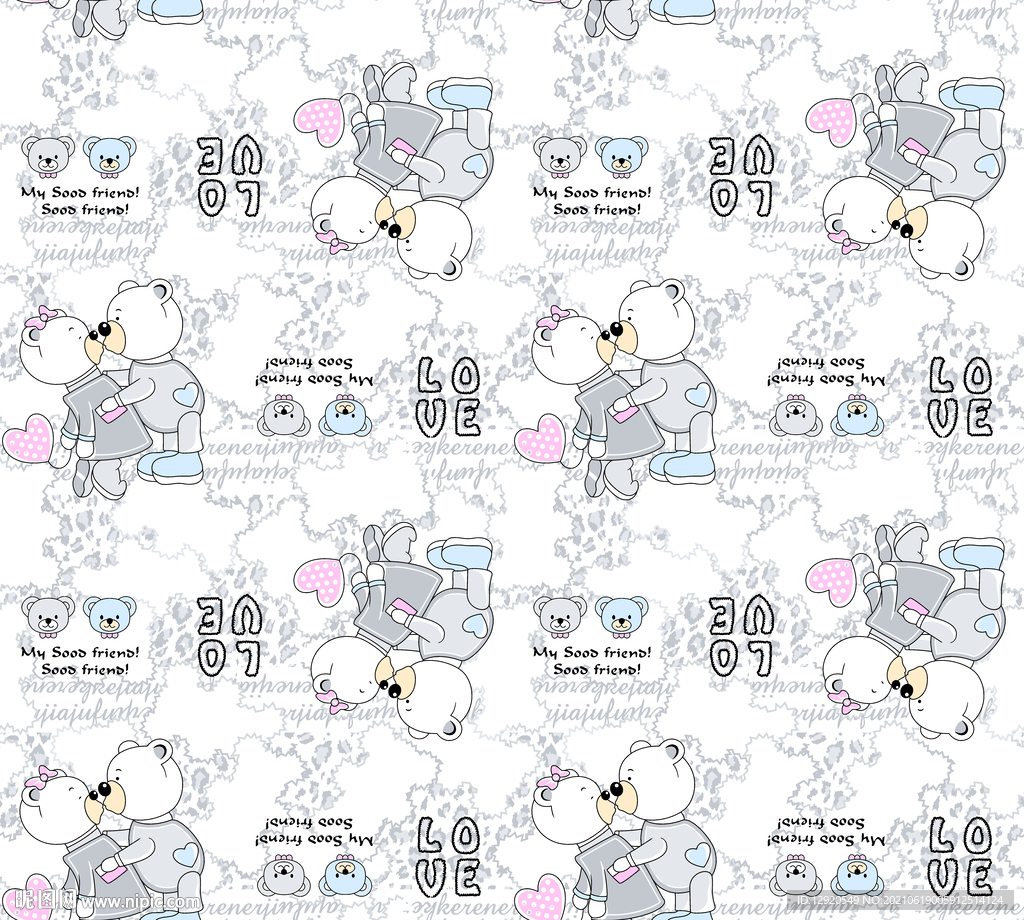 大牌卡通公仔熊