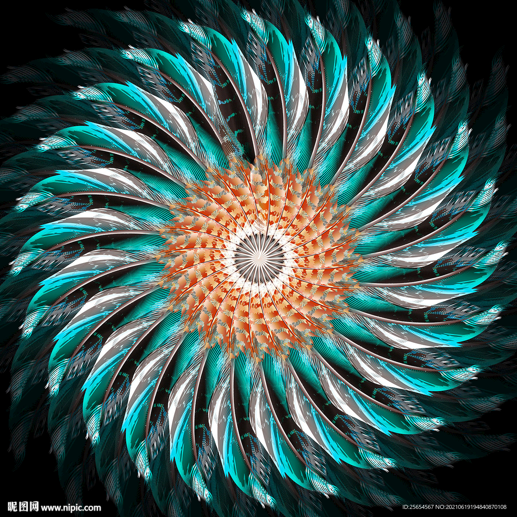 现代简约玄关羽毛装饰画