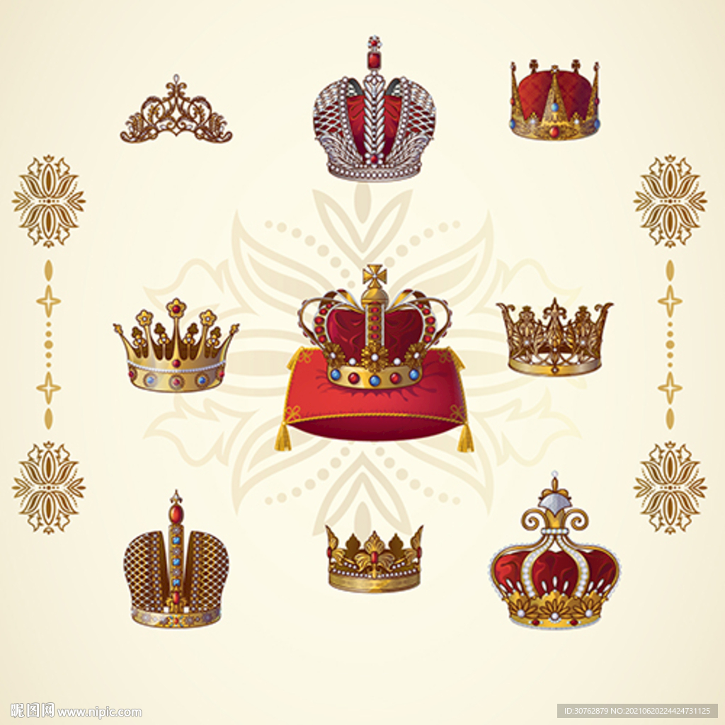 皇冠皇家枕头抱枕底纹欧美大牌宝