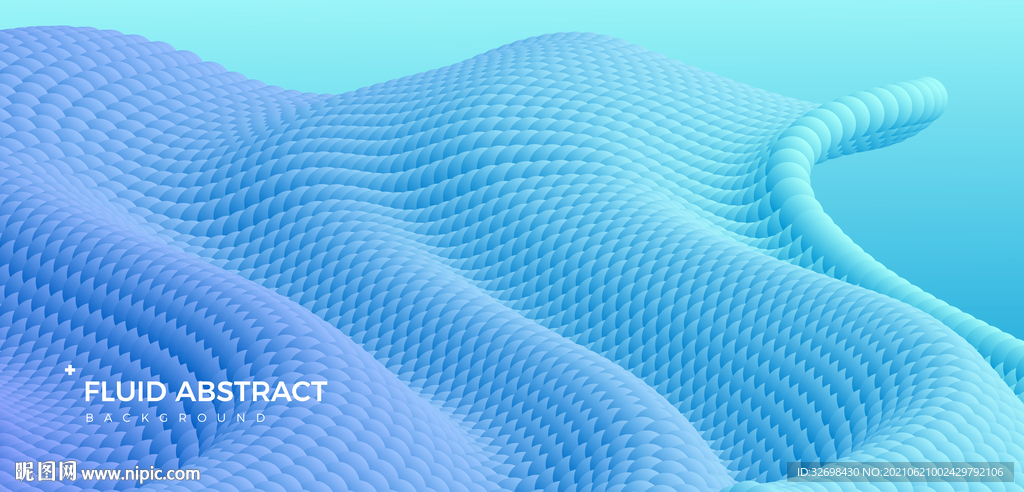 时尚波纹动感蓝紫渐变抽象背景