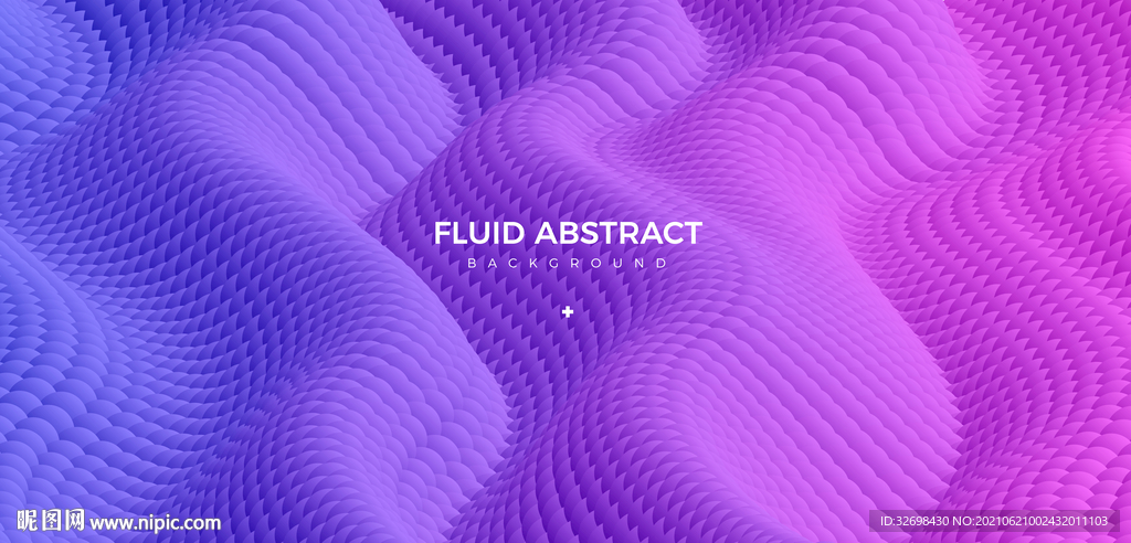 时尚波纹动感紫红渐变抽象背景