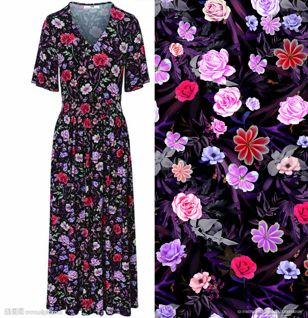 玫瑰花 乱花 循环花