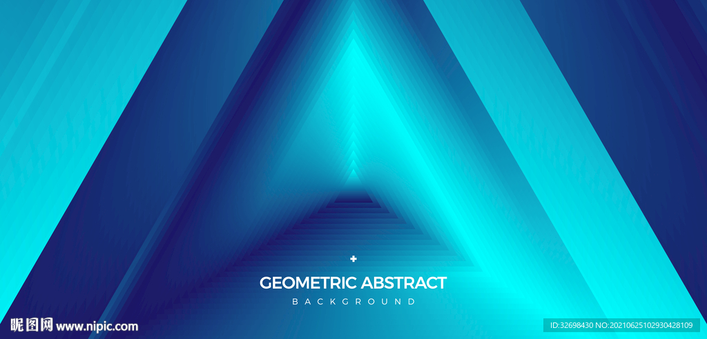 时尚动感几何三角形渐变抽象背景