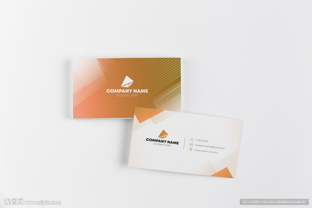 名片智能贴图样机模板桌面展示