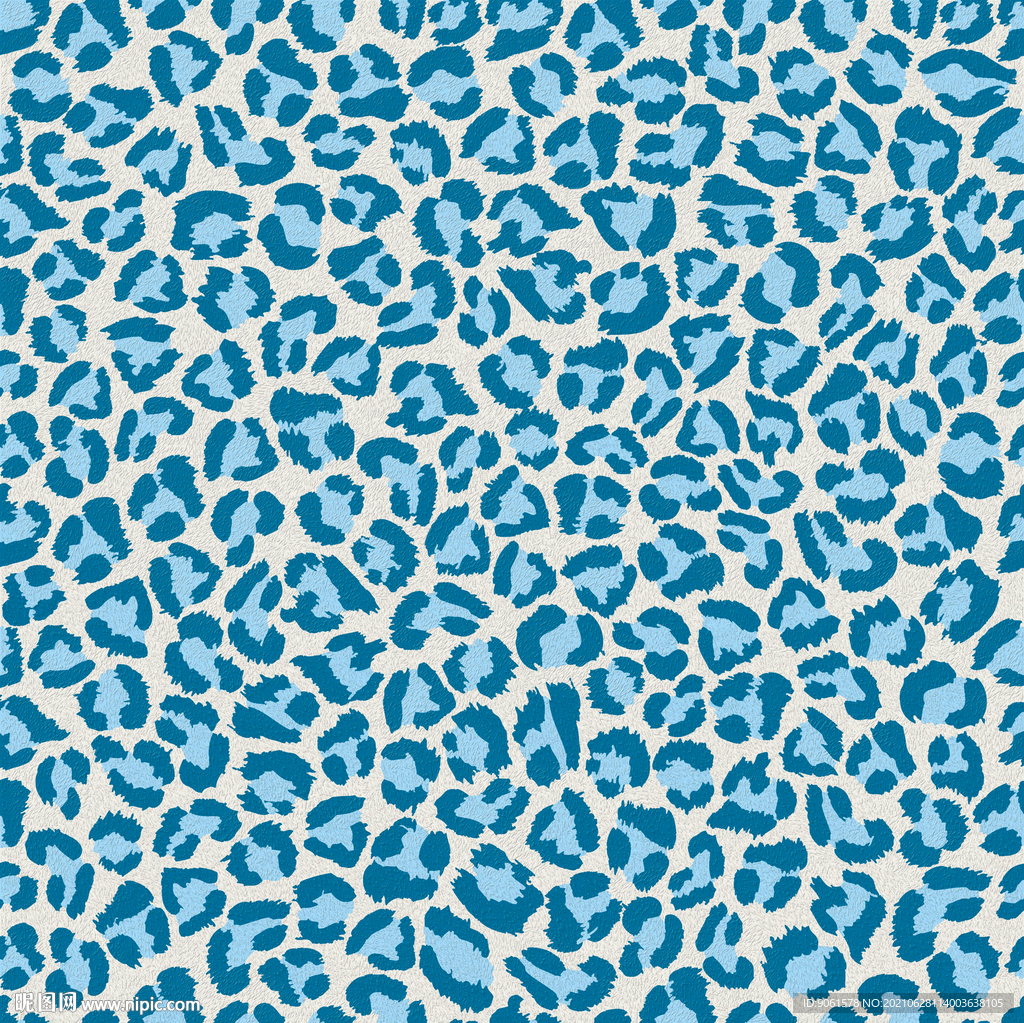 豹纹（蓝色）