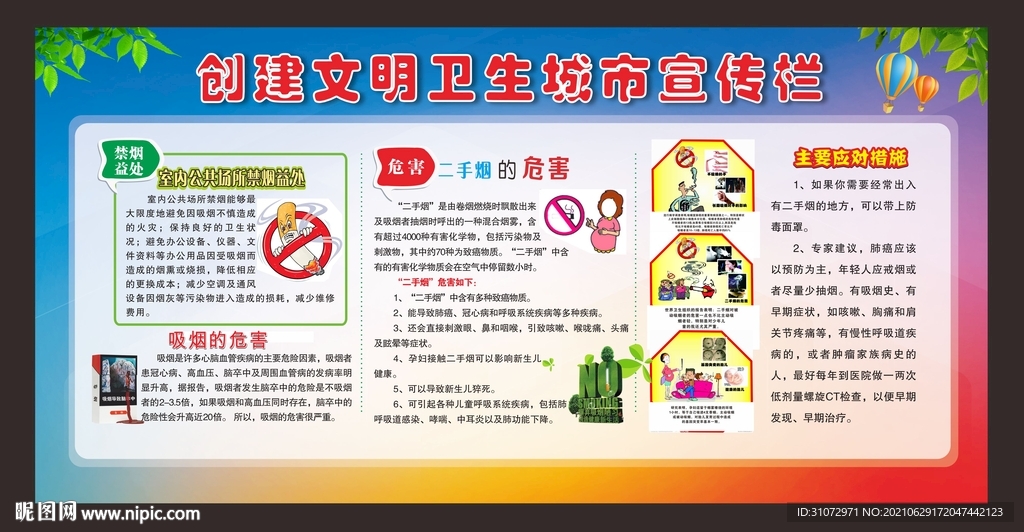 创卫创城宣传栏