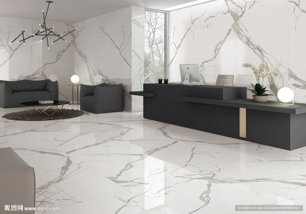 连纹大板效果图