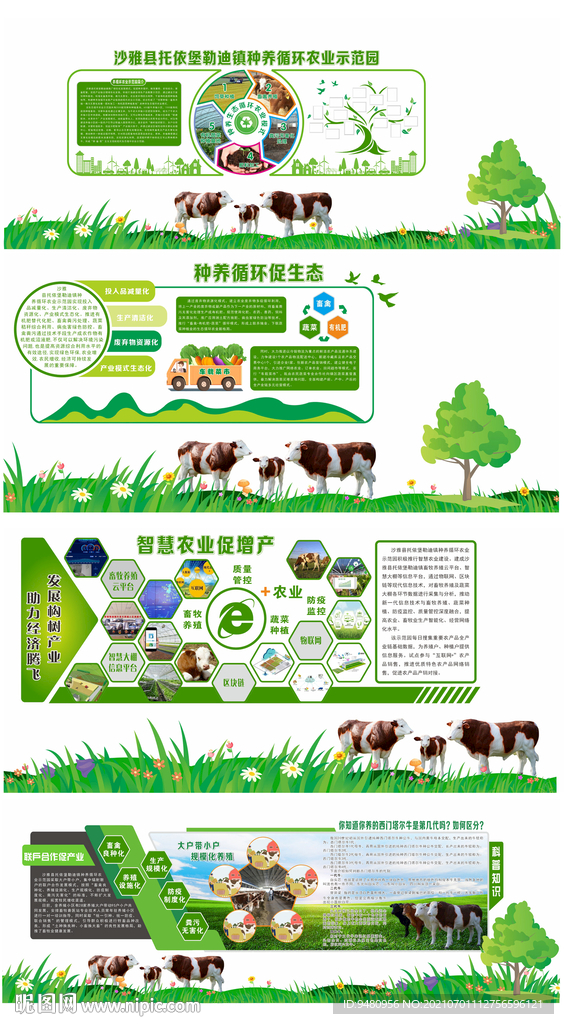 农业养殖 循环经济文化墙