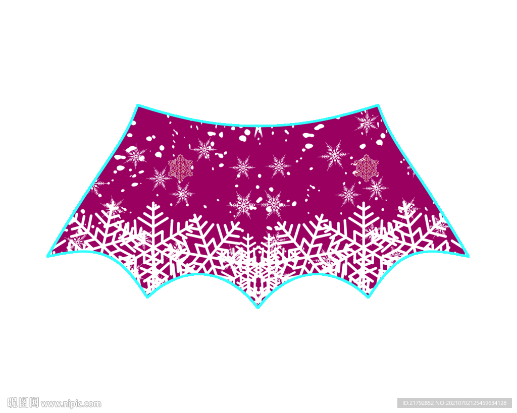 圣诞 雪花  数码印花图片