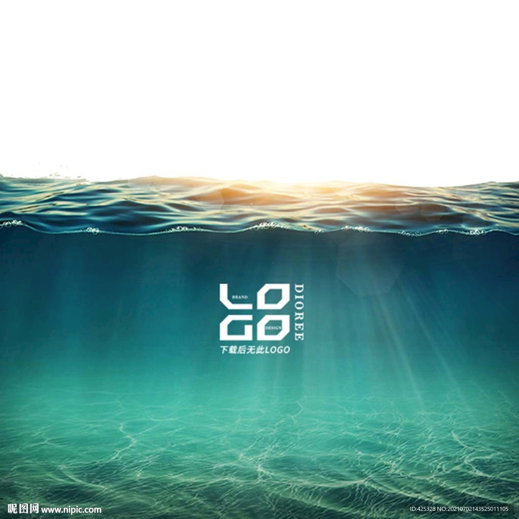 海水海洋海底png透明素材