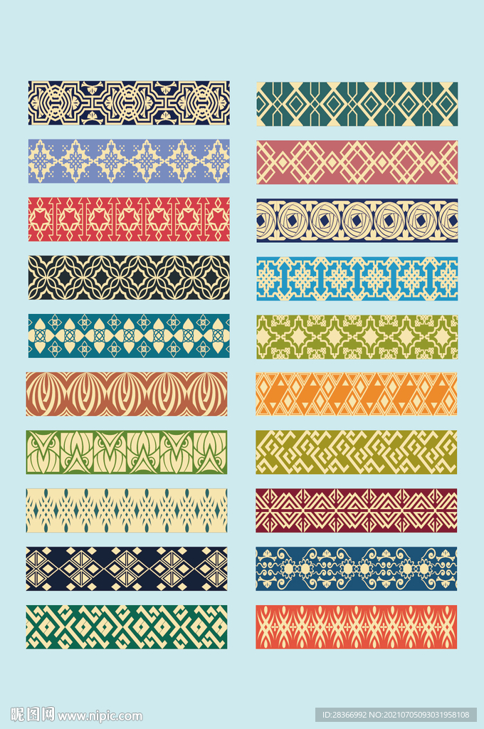 简约时尚花纹花边