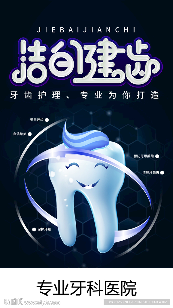 医院牙科广告海报